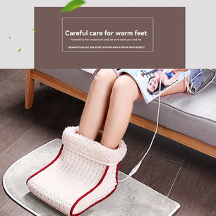 Cotton Remote Control Automatic Shut-Off Electric Foot Warmer