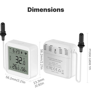 Bseed Plastic External Smart Temperature Humidity Sensor