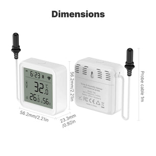 Bseed Plastic External Smart Temperature Humidity Sensor