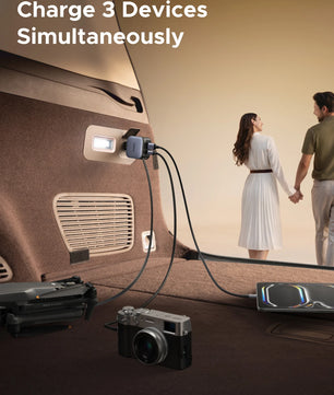 Ugreen 60W Alloy USB Type-C Car Charge For iPhone and Samsung