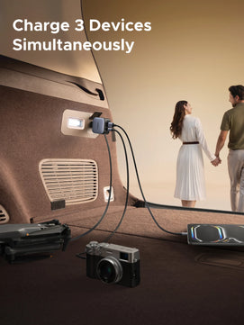 Ugreen 60W Alloy USB Type-C Car Charge For iPhone and Samsung