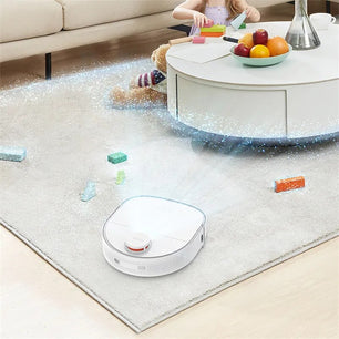 240V Plastic Panel Household Robotic Vacuum Cleaner With Dock