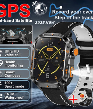 Silica Gel Waterproof Android Round Shape On-Wrist Smartwatch