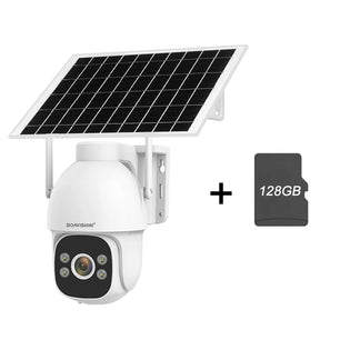 Boavision 4G 128GB Solar Outdoor Night Vision Security Camera