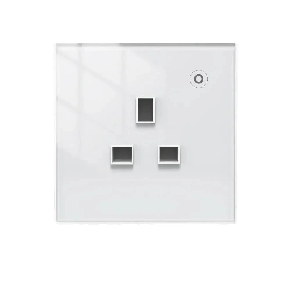 Moes ZigBee Power Monitor Smart Glass Panel Wall Socket