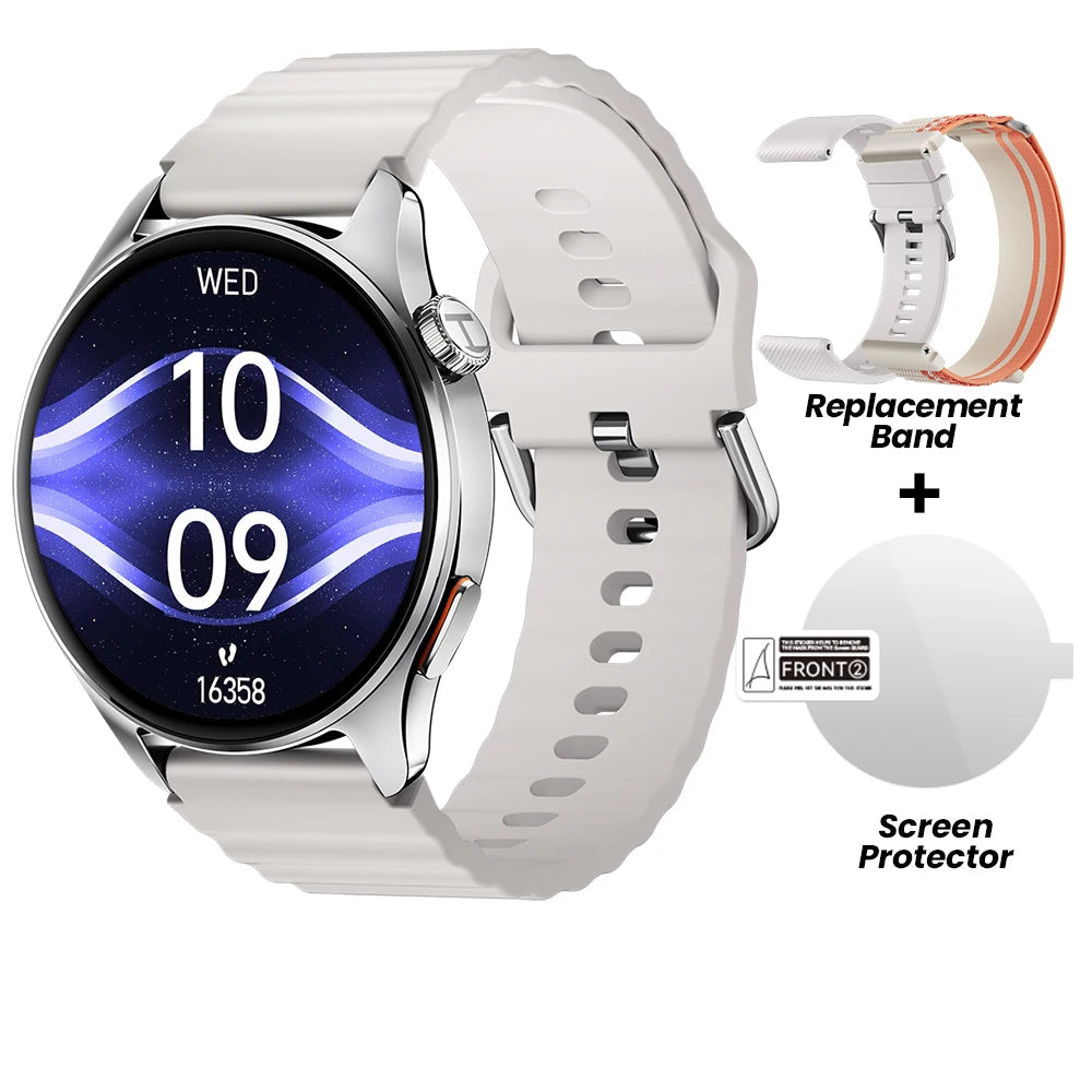 Silica Gel 1.43'' 22mm GPS Waterproof AMOLED Display Smartwatch
