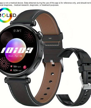 Alloy Waterproof Amoled Full Touch Screen Android Round Smartwatch