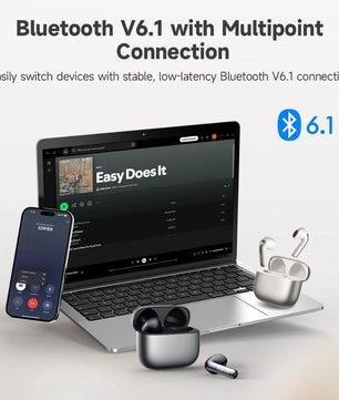 Plastic Dynamic Vocalism Bluetooth 6.1 Wireless Earphones