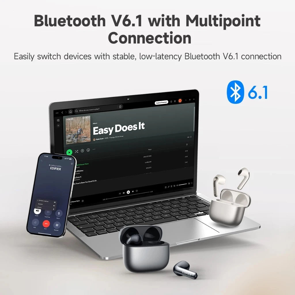 Plastic Dynamic Vocalism Bluetooth 6.1 Wireless Earphones