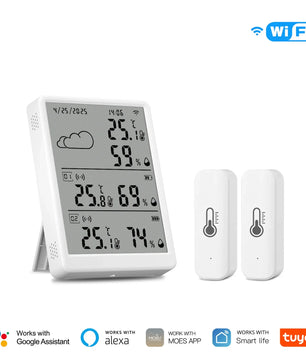 MOES WiFi Smart Temperature Humidity Sensor with Alexa Google Home