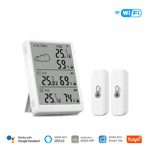 MOES WiFi Smart Temperature Humidity Sensor with Alexa Google Home