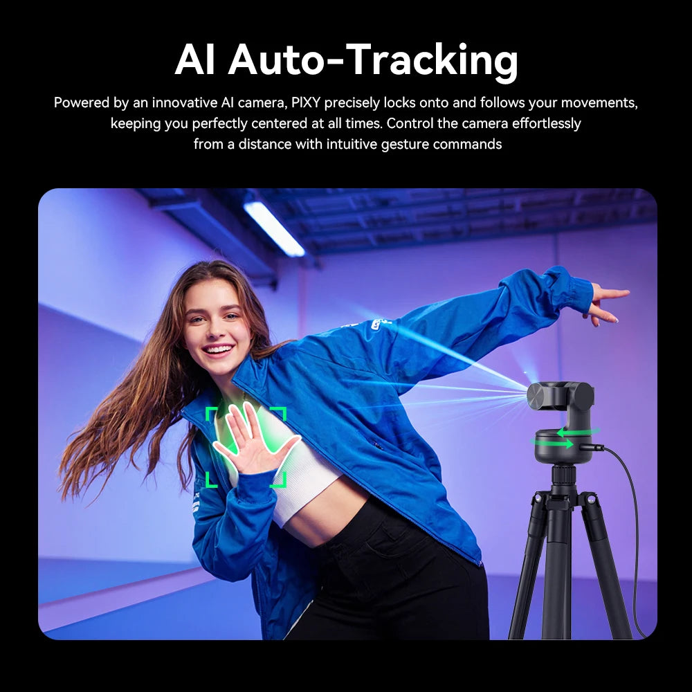 Plastic 8MP Dual AI Tracking Video Camera for Streaming