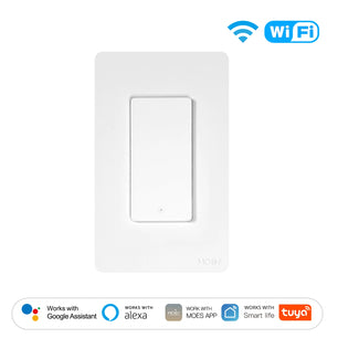 MOES Tuya WiFi Smart Wall Button Switch with Alexa Google