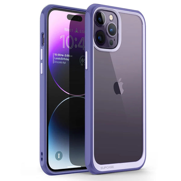 Polycarbonate Full-Body Rugged Bumper Case For iPhone 14 Pro