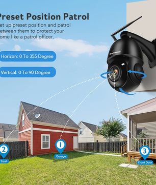 Boavision Auto Tracking Humanoid Detection Two Way Security Camera