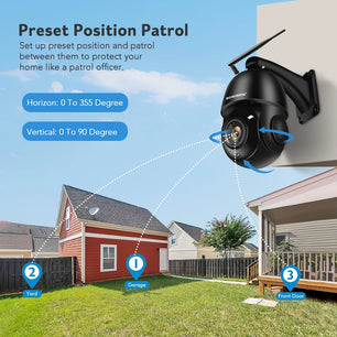 Boavision Auto Tracking Humanoid Detection Two Way Security Camera