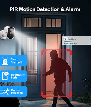 Boavision 4MP WIFI Night Vision Two Way Audio Security Camera