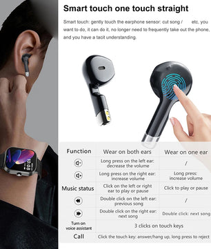 Silica Gel Waterproof Heart Rate Tracker Android Square Smartwatch