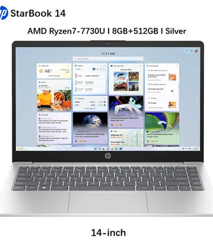 HP AMD Ryzen 7-7730U 16GB RAM 512GB SSD 15.6 Inch Laptop