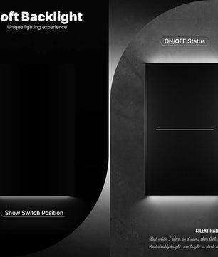 MOES 2-IN-1WiFi Star Feather Smart Touch Switch with Alexa Google Home