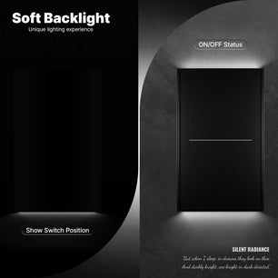 MOES 2-IN-1WiFi Star Feather Smart Touch Switch with Alexa Google Home