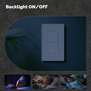 MOES Tuya WiFi Smart Wall Button Switch with Alexa Google