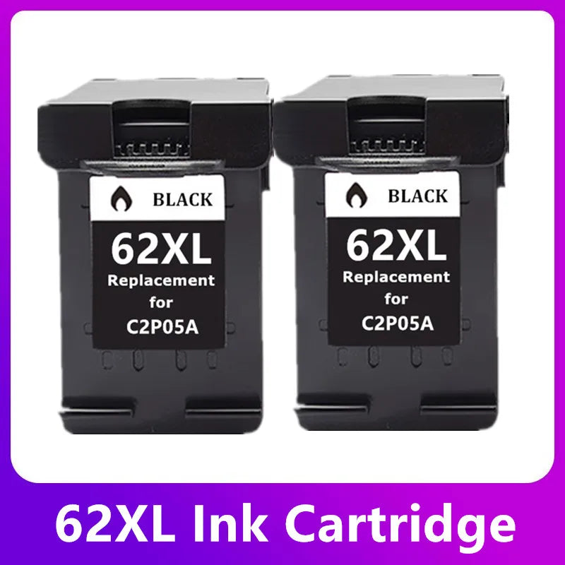 62XL Ink Cartridge Compatible For HP Envy 5540 5640 7640 5646