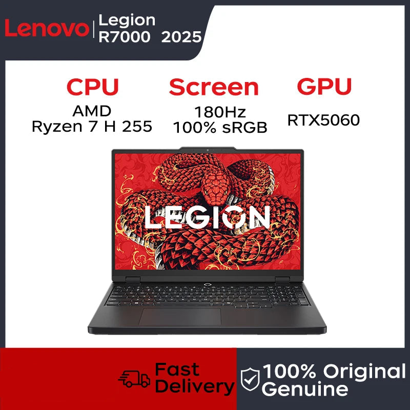 512GB 15.3" 16GB 180Hz AMD Ryzen 7 H 255 Bluetooth Lenovo Laptop