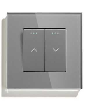 Bseed Glass Multi Gang Roller Shutter Wifi Push Button Switch