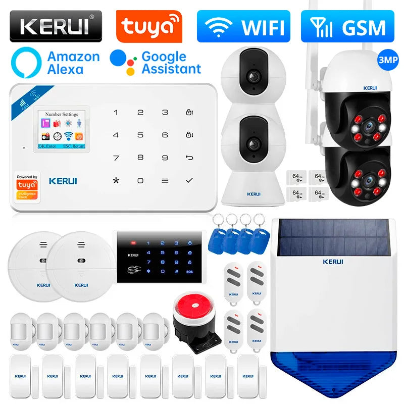 Kerui Plastic Smart Wireless Motion Detector Security Sensor Kit