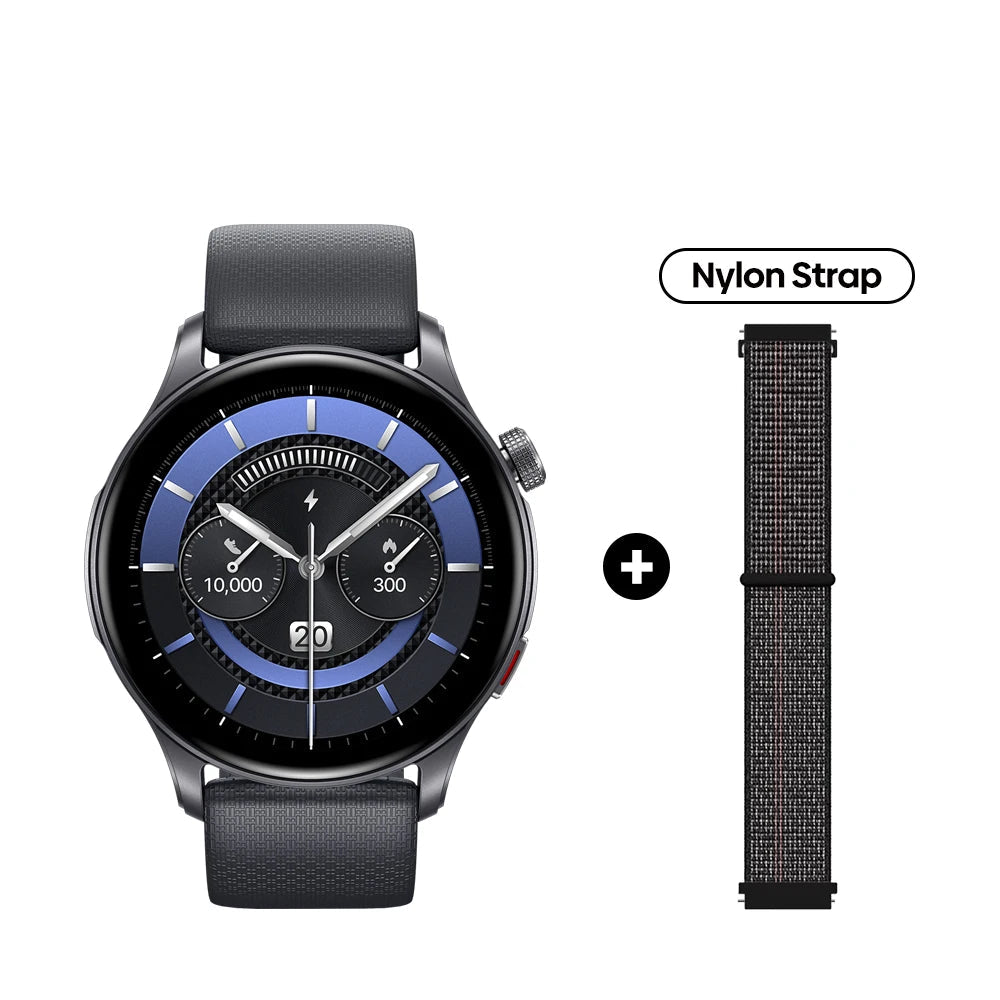 Silicone Amoled Screen Waterproof Android Round Shaped Smartwatch
