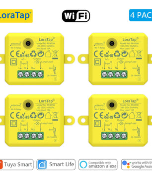 LoraTap 10A Plastic Wireless Switch Socket Relay Module Kit