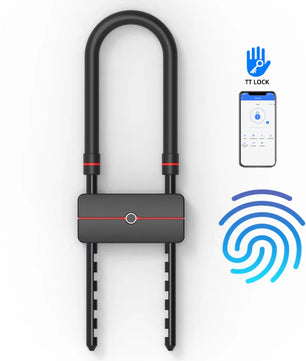 Stainless Steel Waterproof Rechargeable Battery Biometric Door Lock