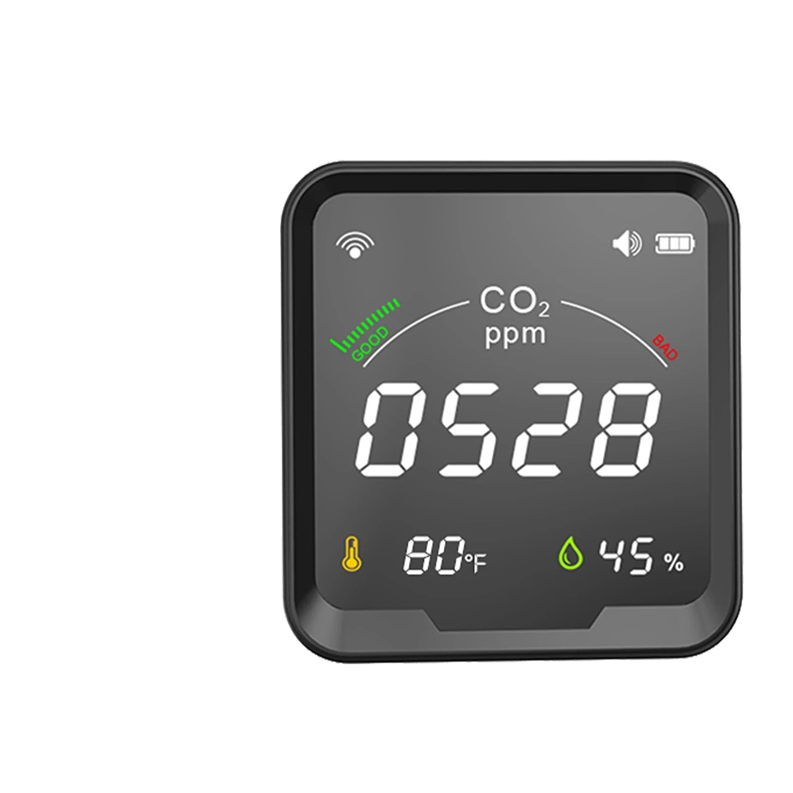 MOES Tuya WiFi Air Quality Monitor Temperature Humidity CO2 Detector