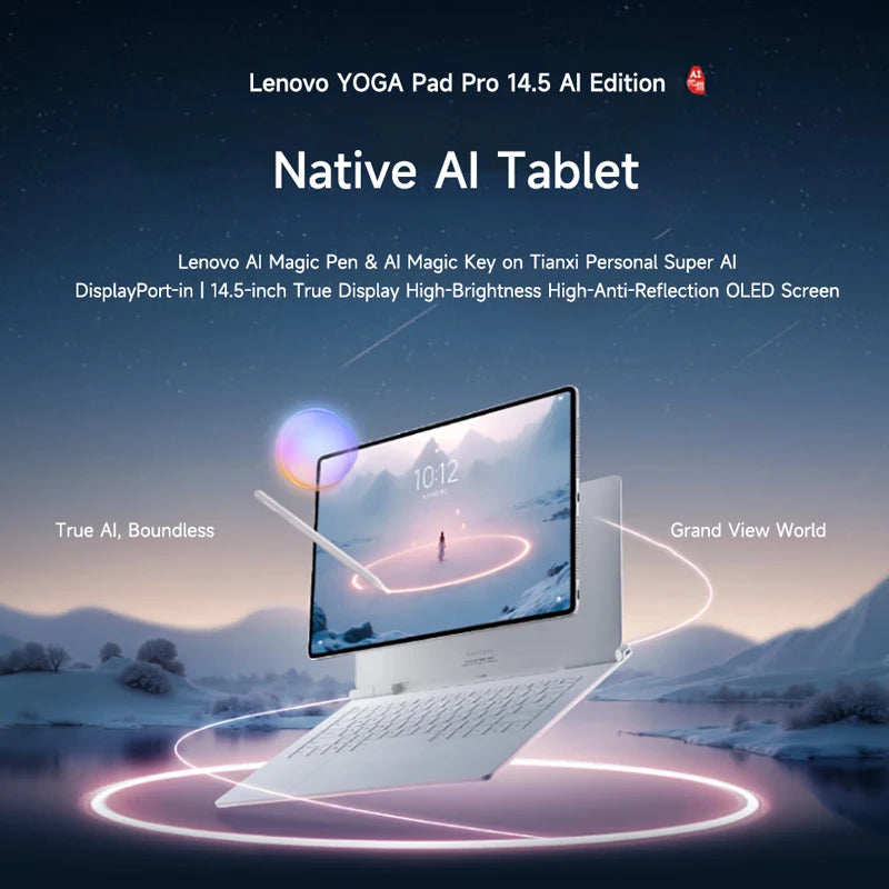 Lenovo YOGA Pad Pro 16GB RAM 512GB SSD 14.5 Inch Tablet