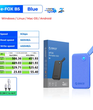 512GB - 2TB External Solid State Drive For Laptop And Desktop