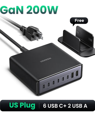 Ugreen 65W GaN Desktop Fast Charger For iPhone 17 16 15 Pro Max