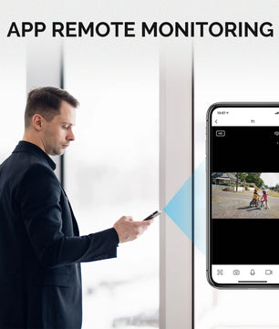 Moes 3MP Plastic WiFi Smart Outdoor Sound Motion Detection Camera