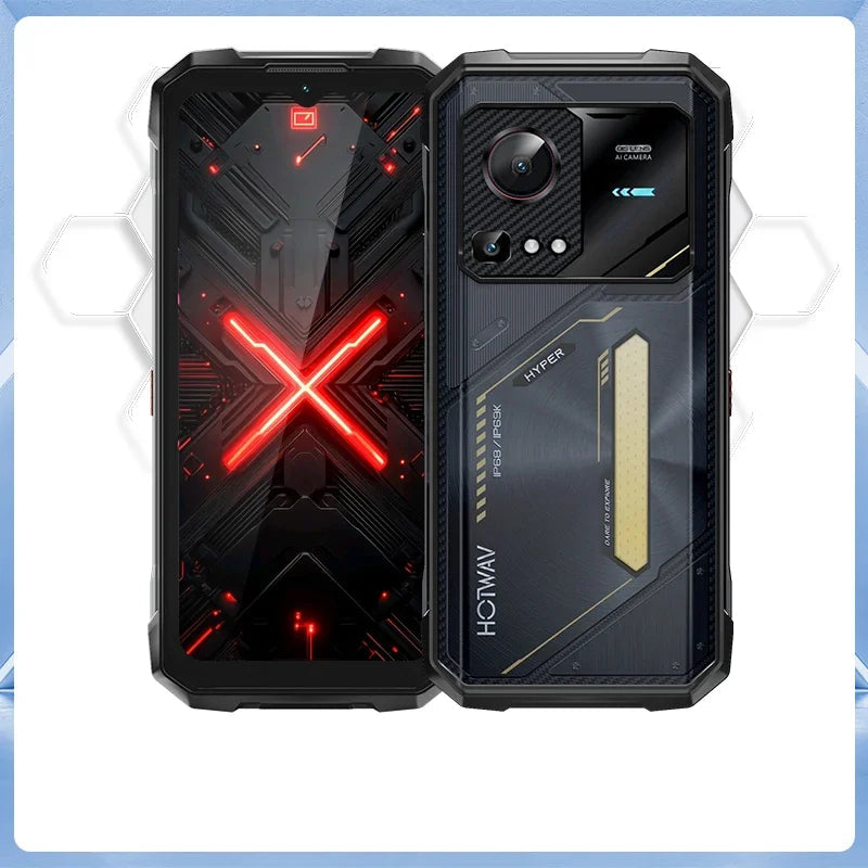 10800mAh 256GB Hotwav Hyper 7S 5G Rugged Smartphone