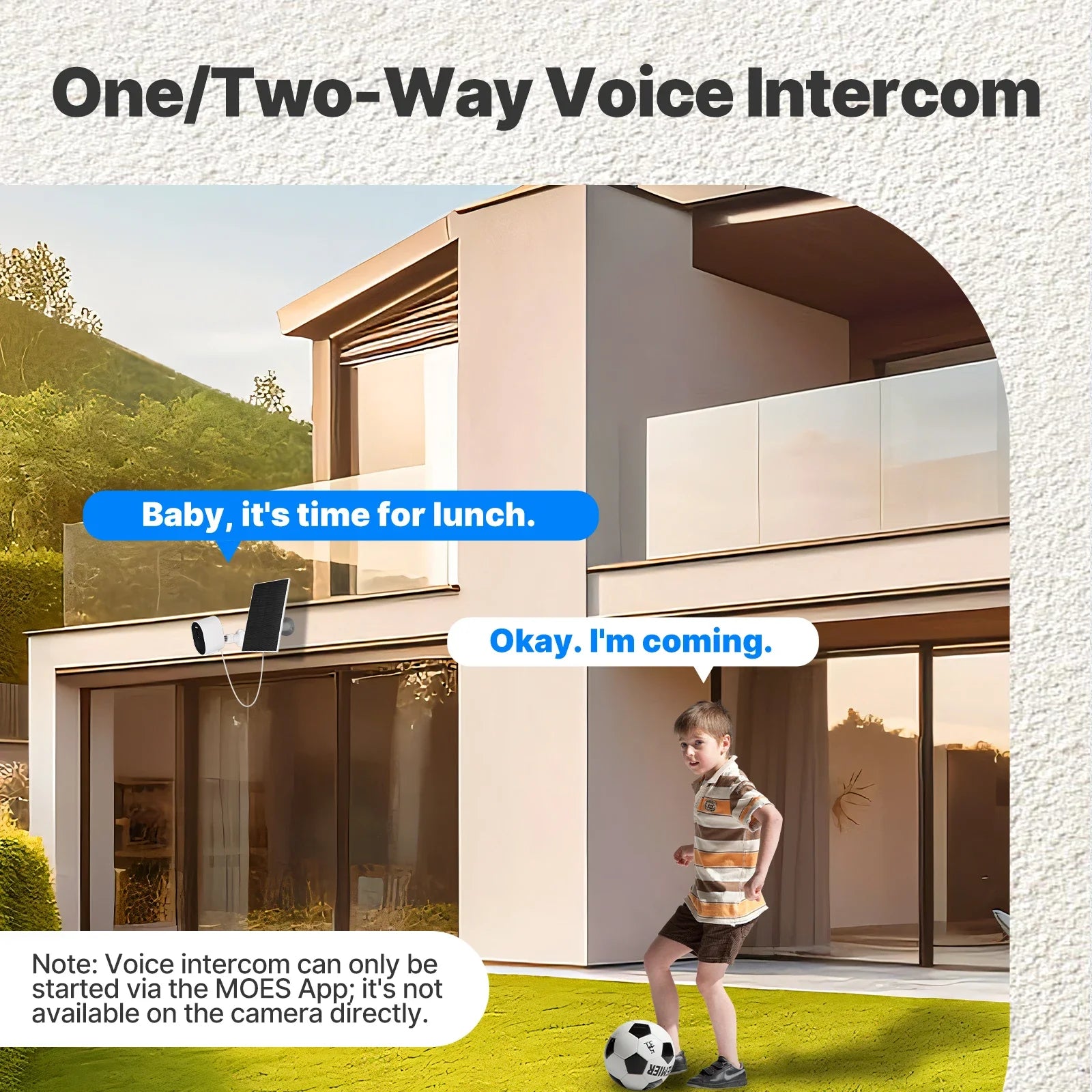 Moes 5200mAh WiFi 4MP HD Waterproof Smart Security Camera