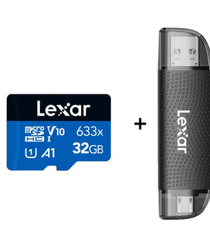 64GB - 512GB 633X V30 C10 U3 Micro SD Card Reader