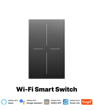 MOES 2-IN-1WiFi Star Feather Smart Touch Switch with Alexa Google Home