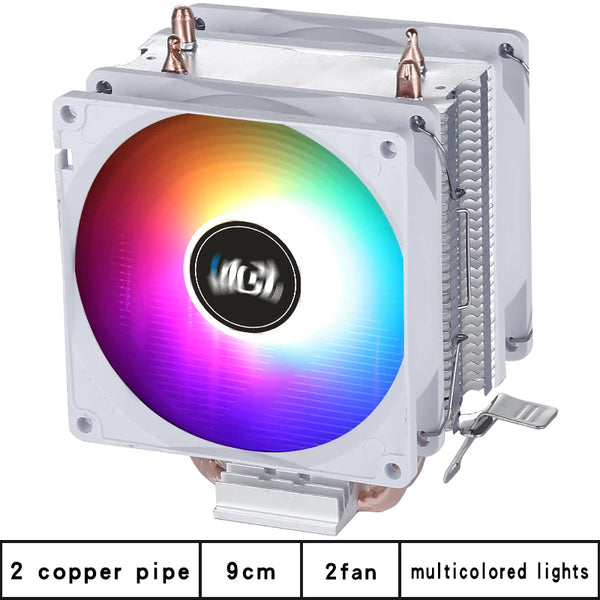2000rpm Aluminum Alloy CPU Fluid Bearing Cooler Radiator Fan