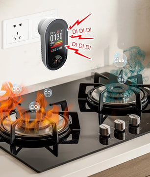 MOES Plastic Carbon Monoxide Detector Temperature Humidity Sensor