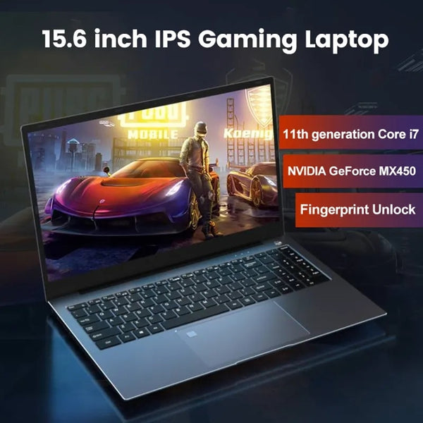 Topton 512GB-2TB Intel Core i5-1135G7 MX450 15.6" Screen Laptop