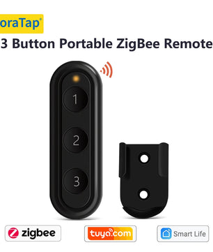 LoraTap Plastic Wireless 4 Gang Remote Control Portable Switch