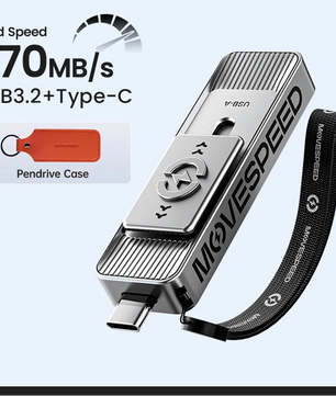 128GB-256GB USB Type-C 3.2 Gen 2 Pen Drive For Iphone 