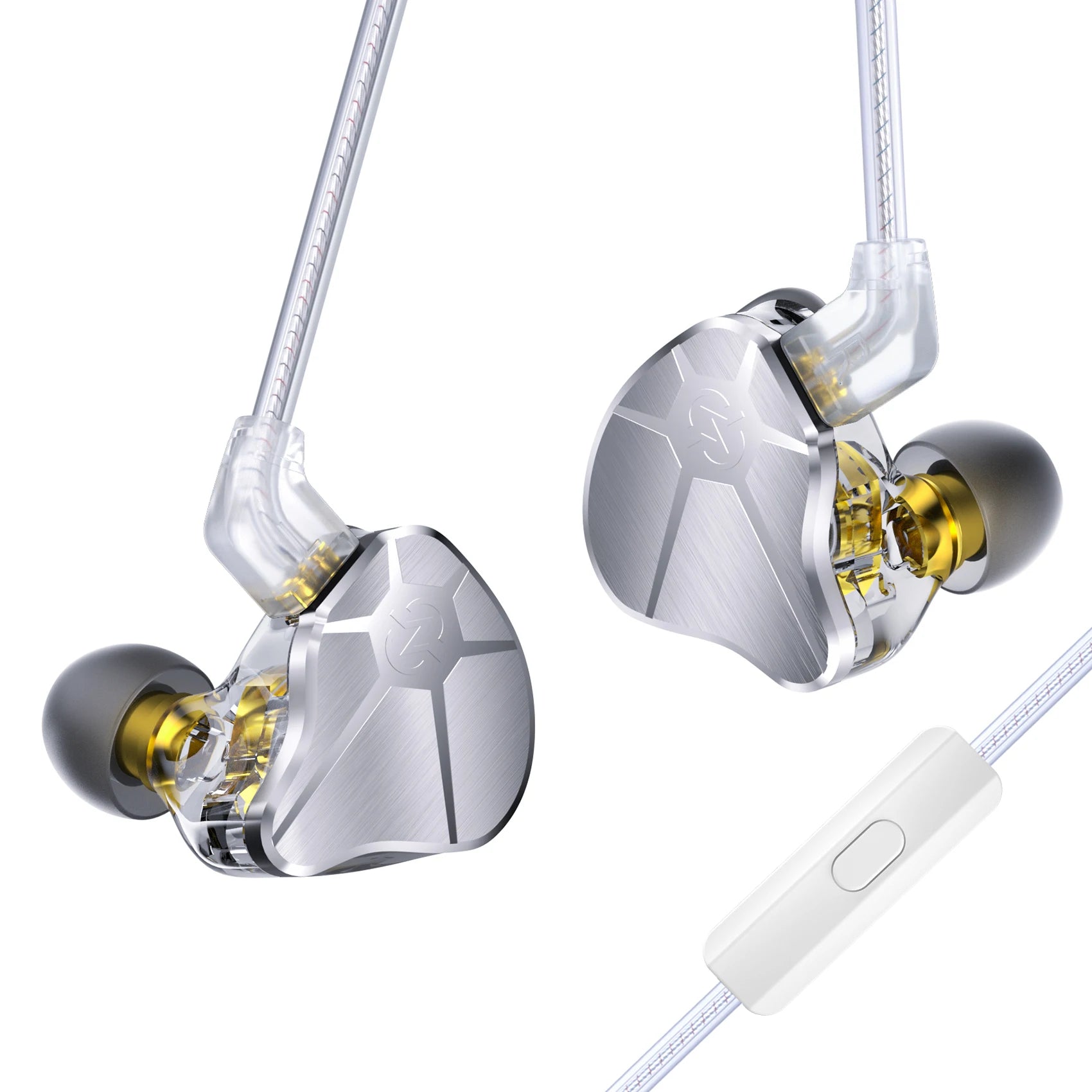 10mm Metal Wired High Dynamic Vocalism 2Pins Music Earphones