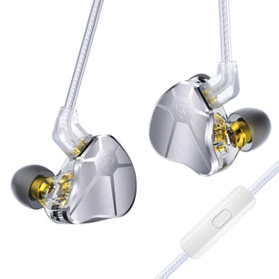 10mm Metal Wired High Dynamic Vocalism 2Pins Music Earphones
