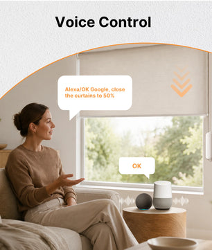 Moes Tuya Zigbee Smart Blind Motor Rechargeable Curtain Drive Motor